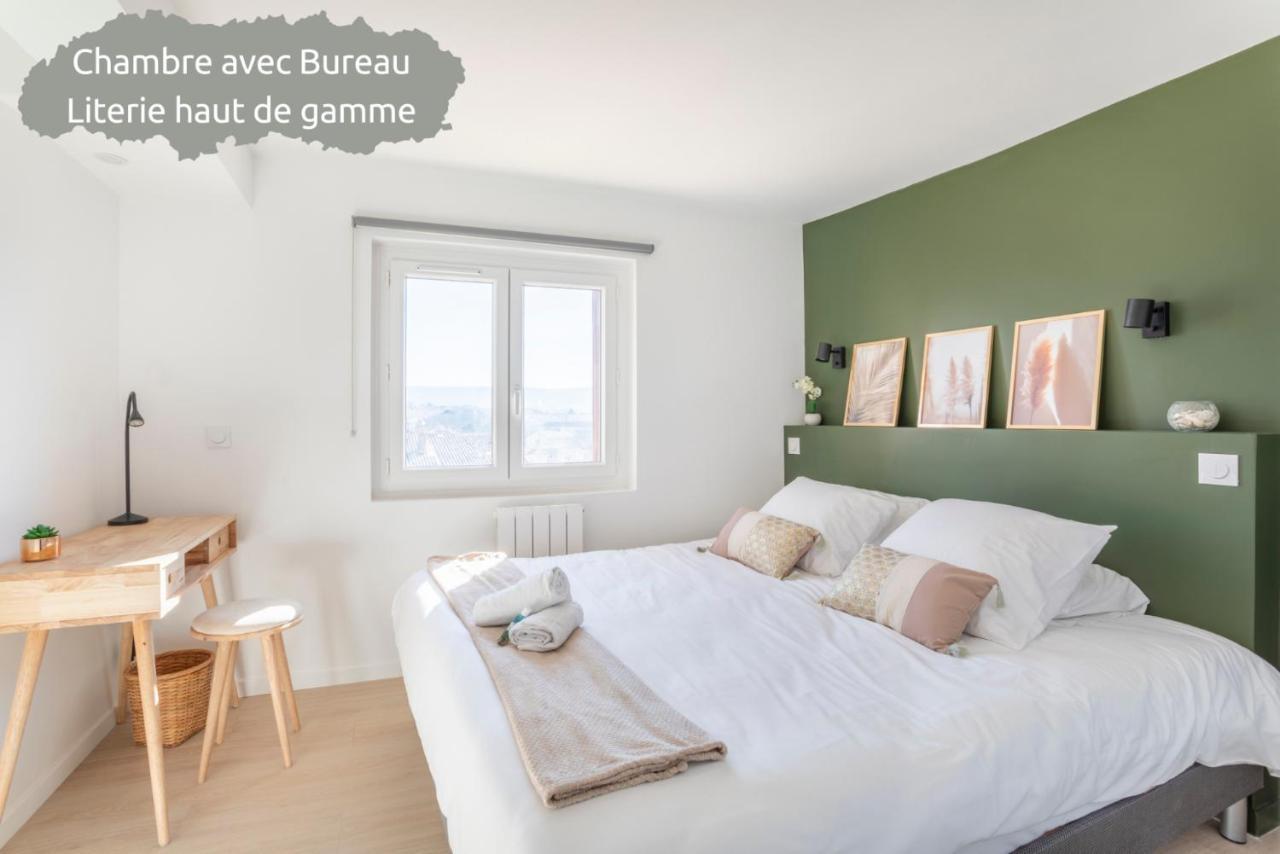 Mont Ventoux - Terrasse - Vue Degagee - Linge De Qualite - Fibre - Confort Gardanne Esterno foto